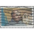 USA, PEOPLE, Junipero Serra, blue to brown 1985...