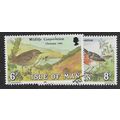 IOM 1980 (SET) 'CHRISTMAS -BIRDS' (2v) FINE USE...