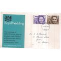 ROYAL WEDDING, PRINCESS ANNE, November 1973 FDC...