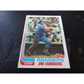 1982 Topps Card # 335A Jim Sundberg Excellent-M...