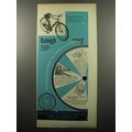 1950 Raleigh Sports Tourist Bicycle Ad - Raleigh Britain's Foremost Bicycle