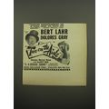 1951 Two on the Aisle Play Ad - Bert Lahr Dolores Gray in Two on the Aisle