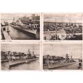 Taranto 4x Ship Boats Antique Italian Postcard s