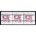 1903a, Mint 9.3¢ VF NH PL# 8 In Strip of Three ...