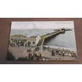 Early Postcard - Pier scene from Cliffs - Clact...