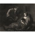 WEARY TRAVELLERS 1866 Charles Louis Victor Maud...