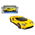 2017 Ford GT Yellow 1/18 Diecast Model Car by M...