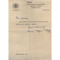 Lord Chancellors Office Parliament 1962 Hand Si...