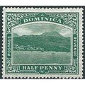 Dominica 1908 SG47 1/2d Blue-Green Mounted Mint...