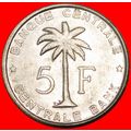 PALM: BELGIAN CONGO - RUANDA URUNDI ★5 FRANCS 1...
