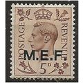 M.E.F 1943 M15 5d Brown Mounted Mint . ..