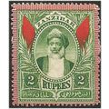 Zanzibar 1896 SG171 2r Green (remainders) Mount...