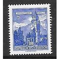 AUSTRIA 1957 BUILDINGS 1s.80 BLUE MINT TOWER HA...
