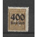Germany.SG309 400T on 40pf Brown.Mounted Mint.N...