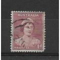 Australia.SG181 1d Queen Elizabeth (Maroon).Fin...