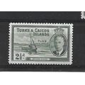 Turks&Caicos.SG225 2 1/2d Sponge Diving.Mounted...