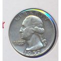 1957-D Washington 90% Silver Quarter, Ungraded,...