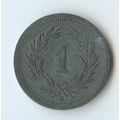 Switzerland 1 One Rappen 1946