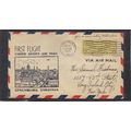 1st Flight C17 8c Winged Globe Postmaster Signe...