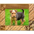 Lakeland Terrier Laser Engraved Wood Picture Fr...
