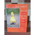 Birthday Card - Another Year Older - Sealed