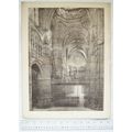 1896 ink photo interior of Burgos Cathedral