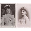Princess Ena Of Battenberg 2x Royal RPC Postcard s