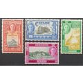 Ceylon: 1947 New Constitution Set SG402/405 Mint