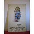 SMACKED BOTTOM, DAD , unused antique postcard b...