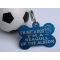 FOOTBALL DOG TAG PERSONALISED BRIGHTON TAG I'M ...