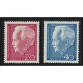 Berlin President Luebke 2v 1964 MNH SG#228-229