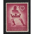 Croatia 'Ustascha' Youth Fund 4k.+7k. - brown 1...