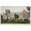 South Brent Church, Devon, Postcard.