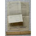 1947 letter Royal Salop Infirmary, Shrewsbury r...