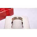 Estate .33ctw Natural Diamond SI2 H Channel 18K...