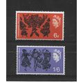 GB.Commonwealth Arts Festival set of 2.Mounted ...