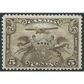 Canada 1928 SG274 5c Olive Brown AIR Mint No Gu...