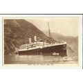 Orient Line SS OTRANTO Company Sepia Postcard (a)
