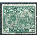 St Kitts-Nevis 1921 SG37 1/2d Blue-Green Fine U...