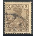 Germany 1900 - 3pf brown - "Germania" - used 2