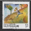 AUS 1988 $1.00 'LIVING TOGETHER - RESCUE AND EM...