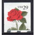 USA 1993 Red Rose 29c Imperforate Used