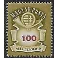 Mi 916: 100 Milliárd P. olive/red Def.: Nationa...