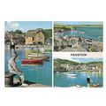 PADSTOW unused vintage postcard multi view =