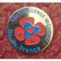 Pin Badge, Metal & Enamel: XXe Challenge Michel...