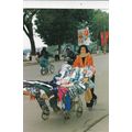 Selling goods along the streets Vietnam Postcar...