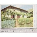 vintage postcard Le Pays Basque, Le Jardin Pota...