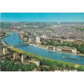 Liege Belgium Postcard posted 1964 creased