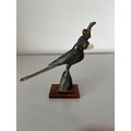 COCKATIEL HAND CARVED FIGURINE