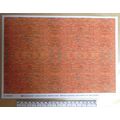 Papier auto-adhésif brique rouge orange- pour G...